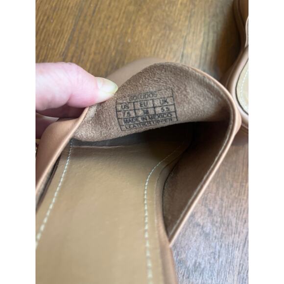Soludos Venetian Mules in Tan Leather Size 7.5 - Picture 9 of 9